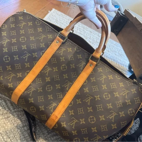 Louis Vuitton keepall 50 Classic Monogram Duffel Bag vinatge - Picture 6 of 6
